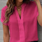 Alma | Damen Bluse mit kurzen Ärmeln