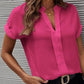 Alma | Damen Bluse mit kurzen Ärmeln