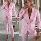 Zweiteiliges Damen Slim-Fit-Set für moderne Business-Looks – Valentina