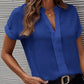 Alma | Damen Bluse mit kurzen Ärmeln