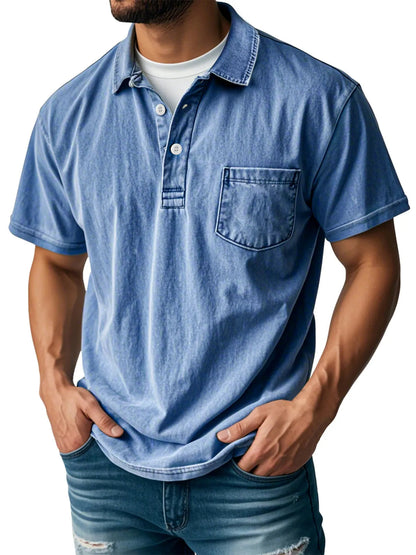 Sebastien™ - Herren Casual Vintage Polo-Shirt