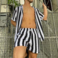 Stylisches Herren Sommer-Set mit Streifenmuster - StreifenFrisch