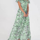 Lini - Blumenkleid mit Volantärmeln