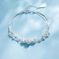 Silbernes Perlenarmband