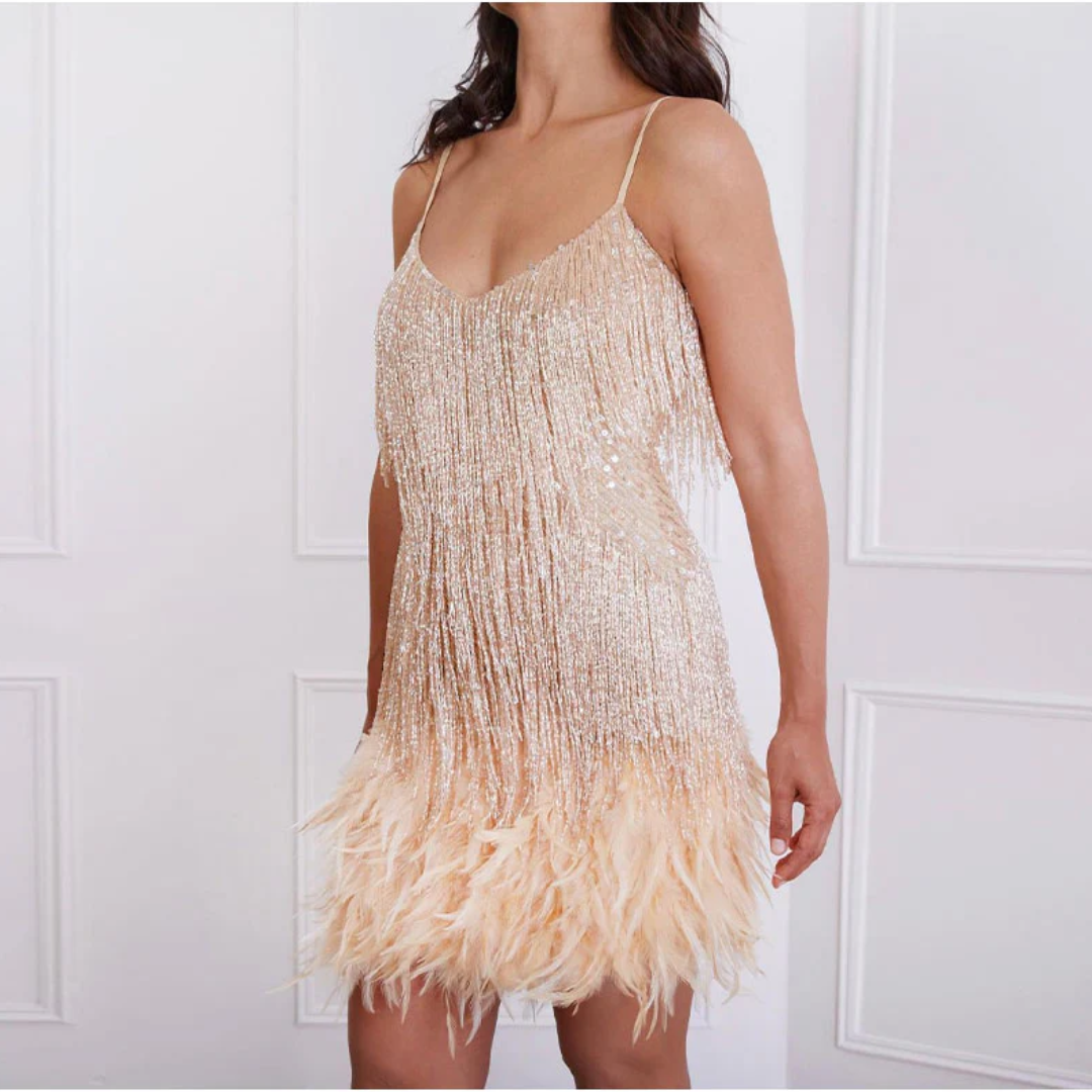 Abendkleid Mit Pailletten Für Damen | Mini