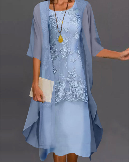 Loren - Elegantes Damenkleid Im Zweiteiler