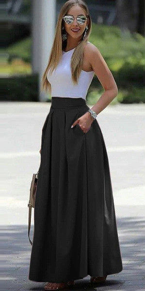 Tzafira – Eleganter Maxirock mit hoher Taille