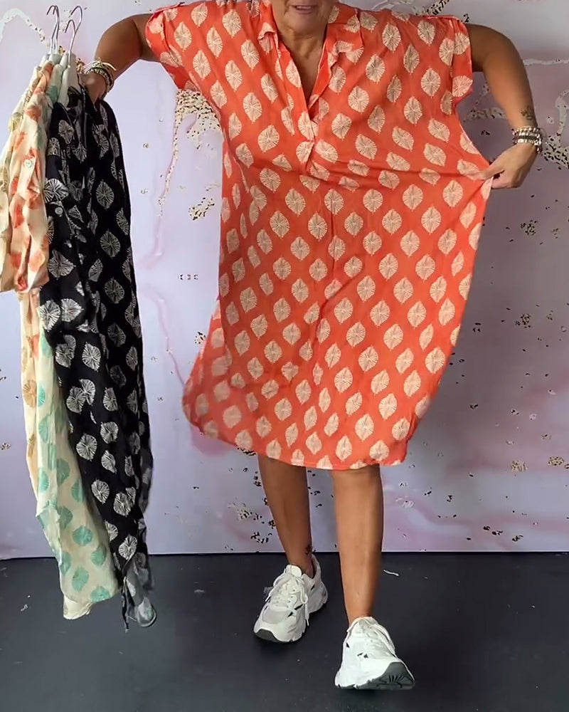 Dini - Kleid mit V-Ausschnit