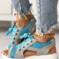 Amy – stylische sandalen mit kontrasteinsatz und fußgewölbestütze