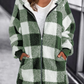 WW | Karo-Hoodie-Jacke Für Frauen