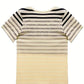 Gestreiftes Damen T-Shirt mit Rundhalsausschnitt & Farbverlauf – Melia
