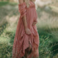 Ronalyn - Umstandsmode Rippenkleid mit Bootsausschnitt