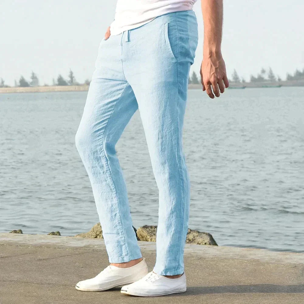 Yorick - Herrenhose aus atmungsaktivem Leinen