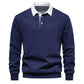 Elegantes herren langarm polo shirt mit klassischem kragen