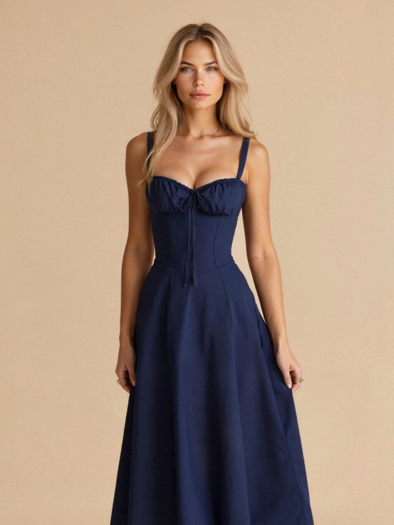 VALERIE – Das midikleid mit korsett-charme für eine feminine silhouette