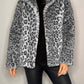 Valentina - Klassischer Damen Wintermantel Mit Leopardenmuster