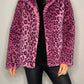 Valentina - Klassischer Damen Wintermantel Mit Leopardenmuster