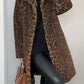 Valentina - Klassischer Damen Wintermantel Mit Leopardenmuster