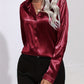 Melitta | Damen Elegante Satinbluse