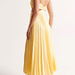 Elsa - Plissee-Maxikleid