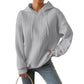 WW | Bequemer Oversized Woven Hoodie mit Kapuze