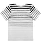 Gestreiftes Damen T-Shirt mit Rundhalsausschnitt & Farbverlauf – Melia