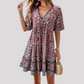 Klodette - Luftiges Boho-Kleid mit Ethno-Print