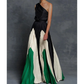 Asymmetrisches Plisseekleid Mit Einer Schulter Für Damen | Maxi