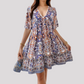 Klodette - Luftiges Boho-Kleid mit Ethno-Print