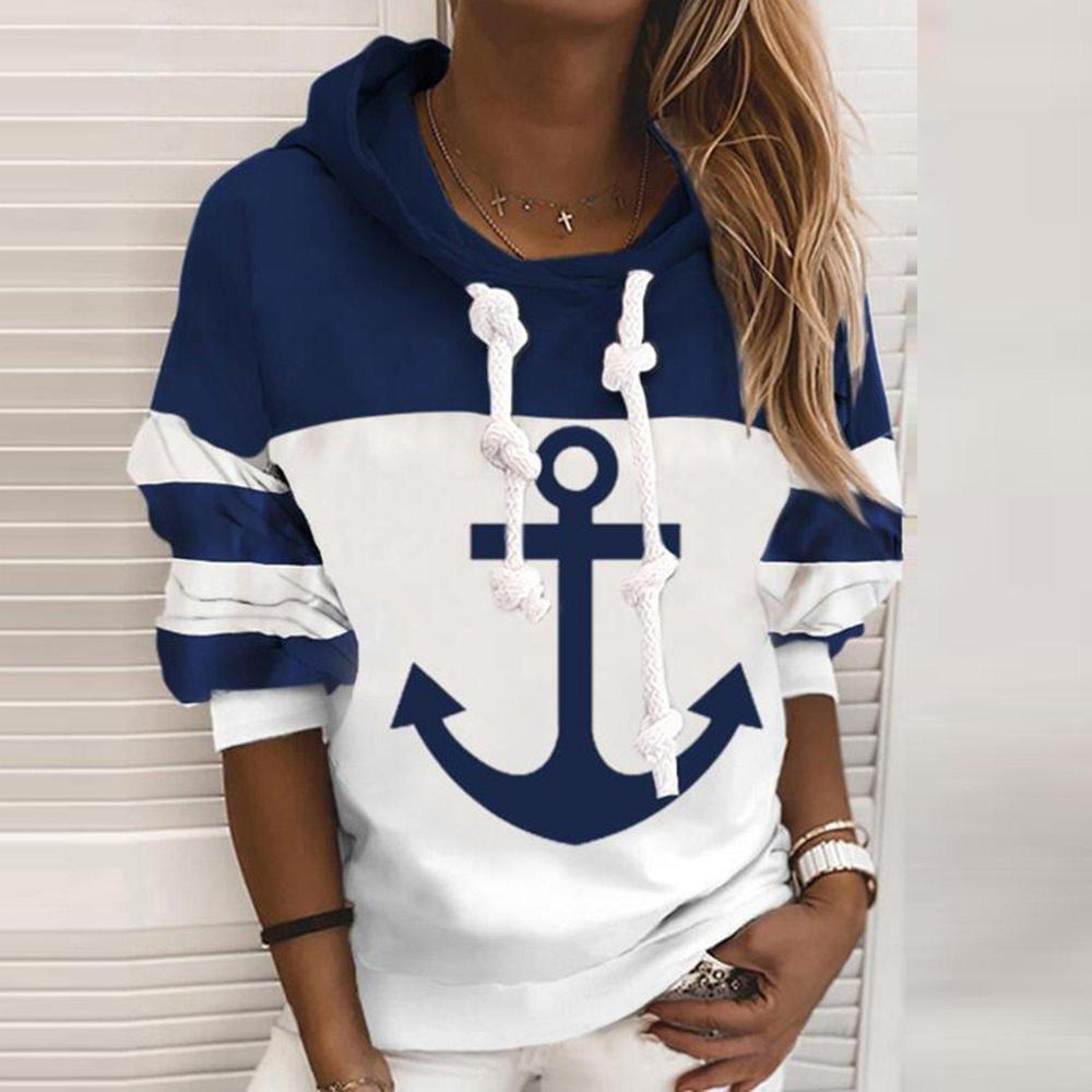 WW | Anker langärmliger Colorblock Hoodie