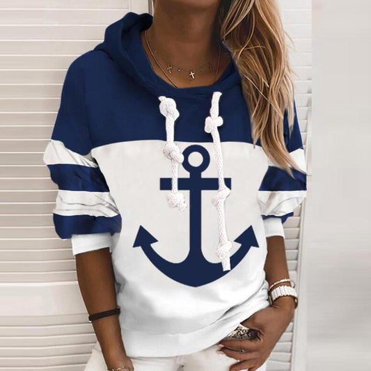 WW | Anker langärmliger Colorblock Hoodie