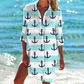 Mehrfarbiges Sommer Strandhemd Für Damen | Mini