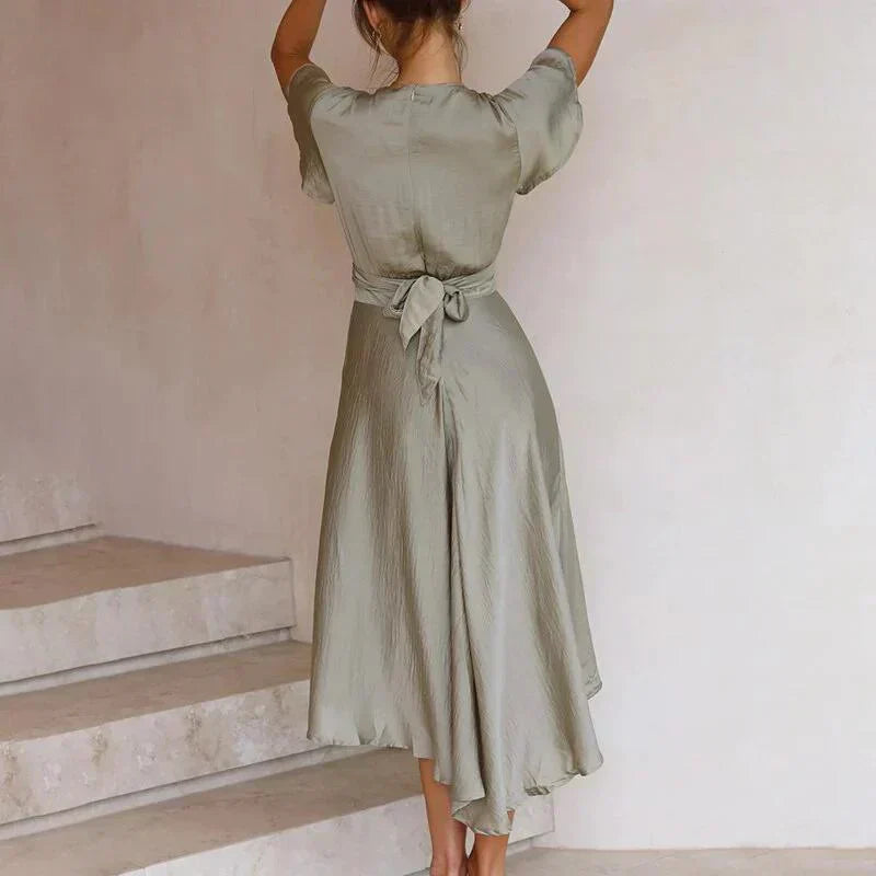 Vintage Flüssiges Kleid für Damen - Ormynea