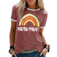 T Shirt Mit Rundhalsausschnitt Für Damen | Bedruckt