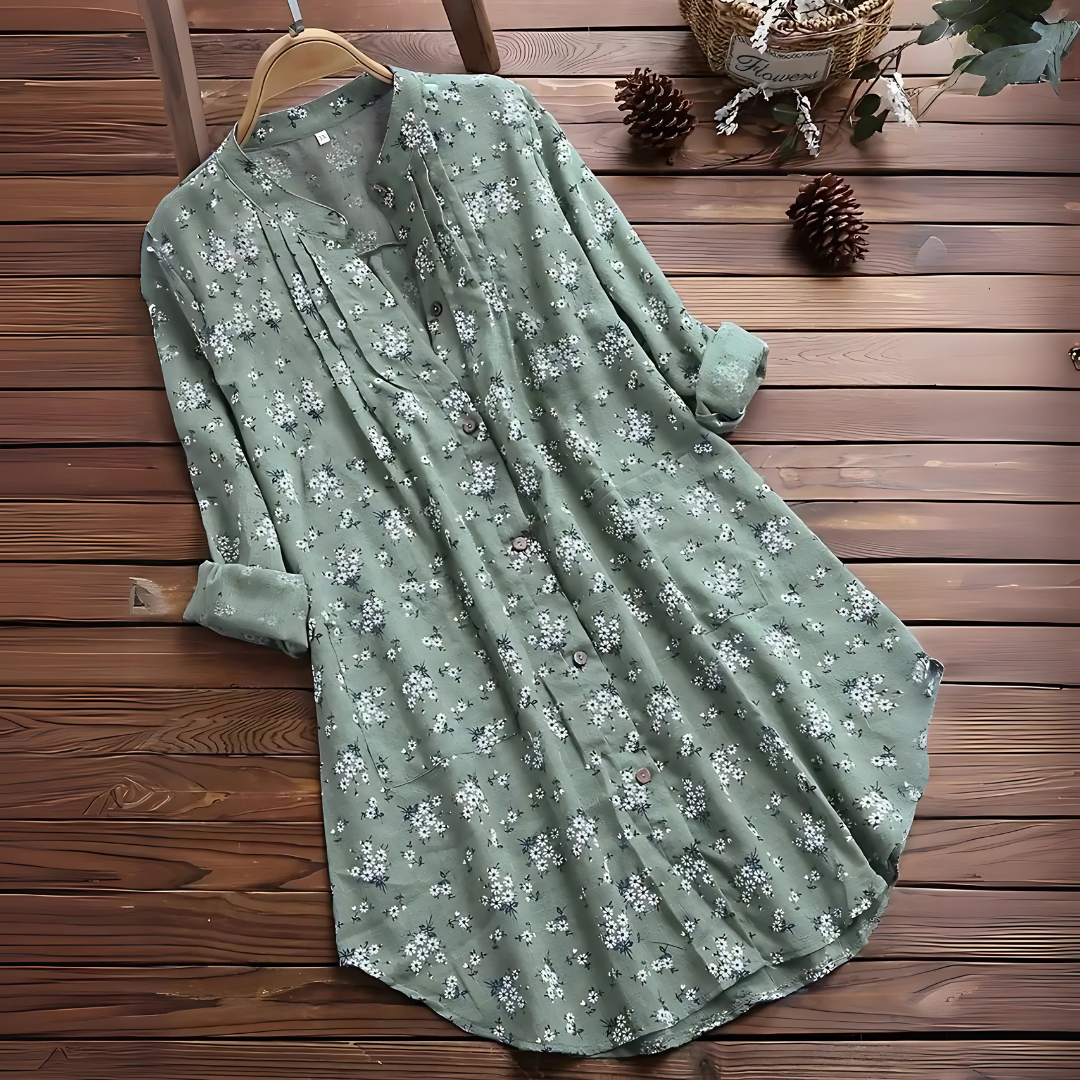 Milana - Blumiges Midikleid