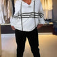 WW | Set aus gestreifter Hose und Kapuzenjacke