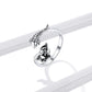 Koi und Lotus verstellbarer Ring