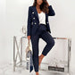 Zweiteiliges Damen Slim-Fit-Set für moderne Business-Looks – Valentina