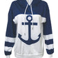 WW | Colorblock-Hoodie mit Anker-Print