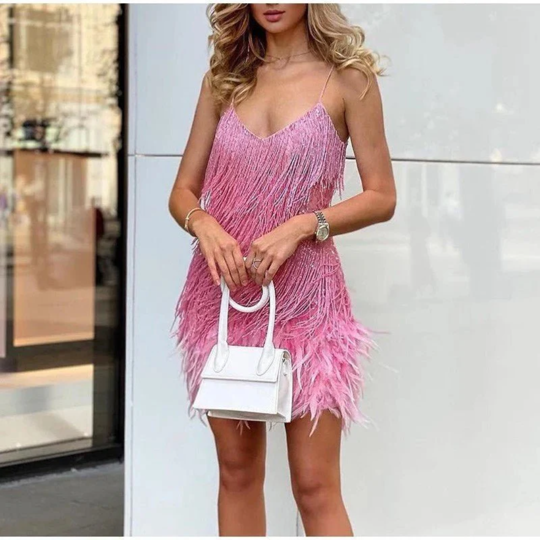 Abendkleid Mit Pailletten Für Damen | Mini