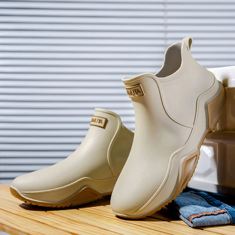 Damen Regen-Halbschuhe