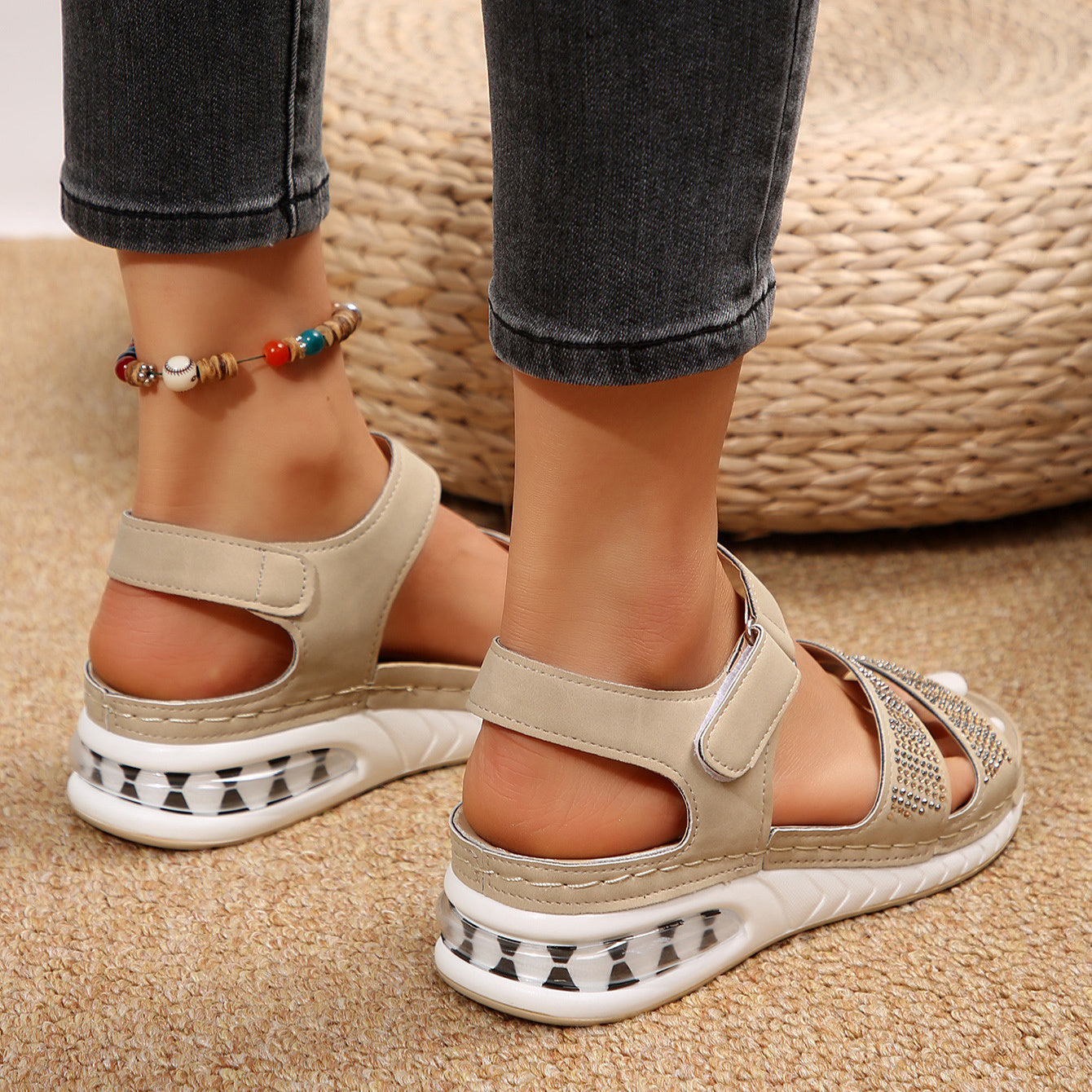 Mira | Damen Gepolsterte Sandalen