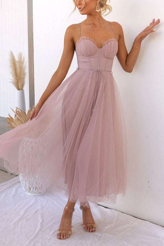 Isolina - Elegantes Maxikleid für Frauen  für den Sommer und lange