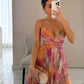Elegantes Mesh-Maxikleid mit Figurbetontem Schnitt – Camille