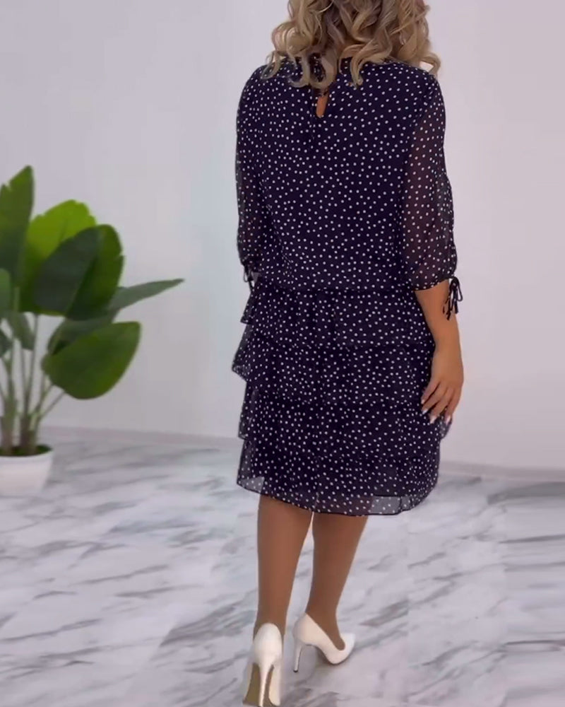Liliane – Klassisches Polka-Dot-Kleid