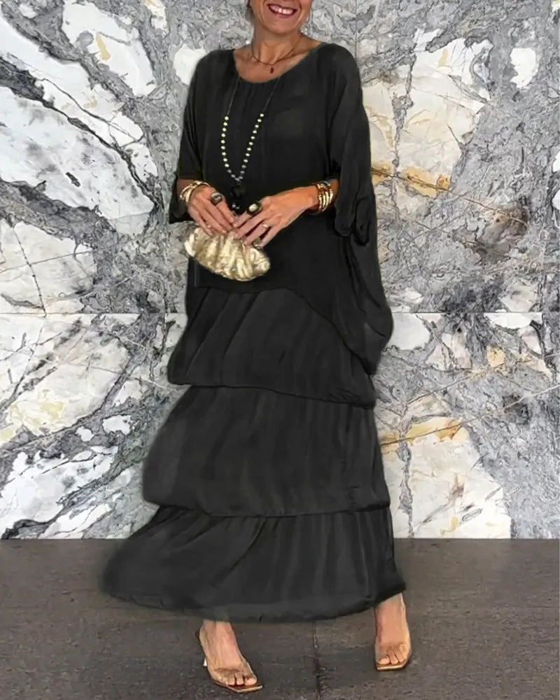 Fleur – Elegantes Maxikleid mit schmeichelnder Passform