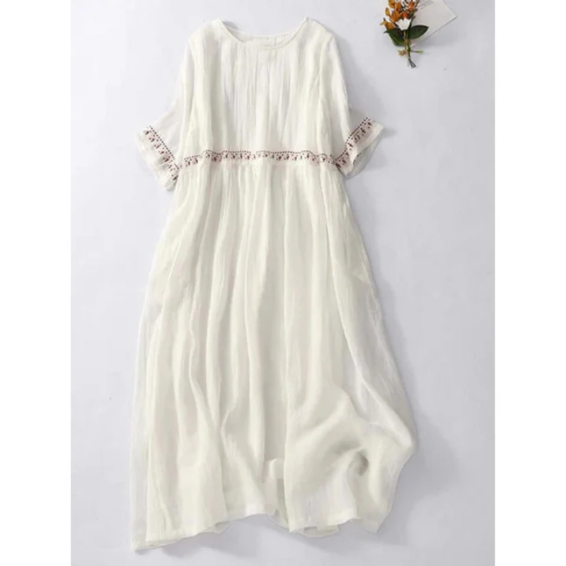 Bequemes Sommerkleid Mit Lockerer Passform Für Damen | Midi