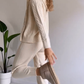 WW | teilige gestrickte Lounge-Set - trendiger Hoodie und Jogginganzug für Damen