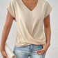 Sahira – Damen T-Shirt mit herzförmigem Ausschnitt