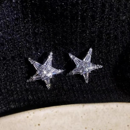 Zirkonia-Stern-Ohrringe/Ear Cuff – Lyric